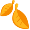 Fallen Leaf emoji on Messenger